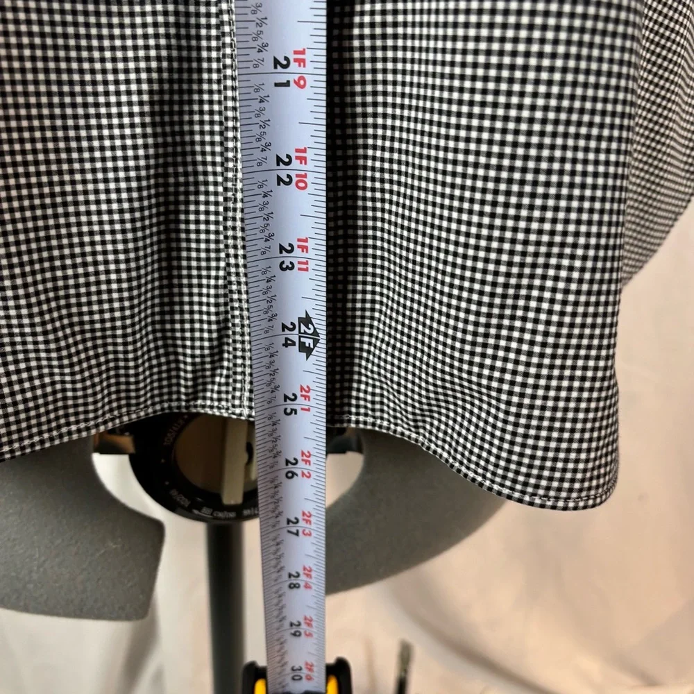 Bib For Adult | Handcrafted Dignity‎ Cover | Blk/Wht Pld Button-Up | 19